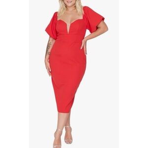 Trendyol Bodycon Dress Red